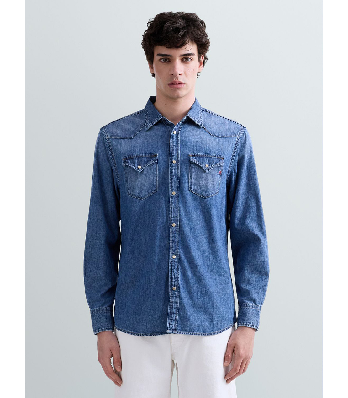 ウエスタンデニムシャツ